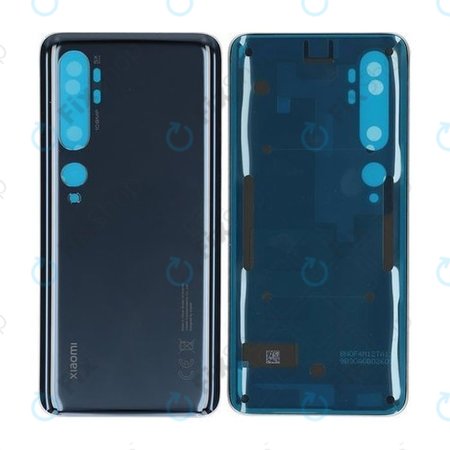 Xiaomi Mi Note 10, Mi Note 10 Pro - Battery Cover (Midnight Black) - 55050000391L Genuine Service Pack