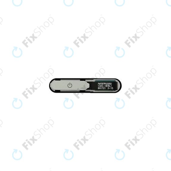 Sony Xperia XZ1 Compact G8441 - Fingerprint Sensor (White Silver) - 1310-0321 Genuine Service Pack