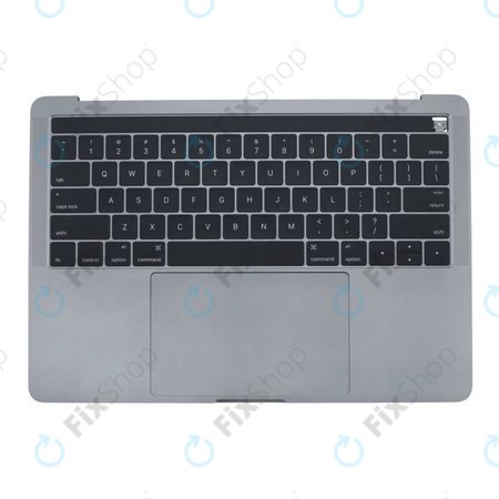 Apple MacBook Pro 13" A1706 (Late 2016 - Mid 2017) - Top Keyboard Frame + Keyboard US + Microphone + Trackpad + Speakers (Space Gray)