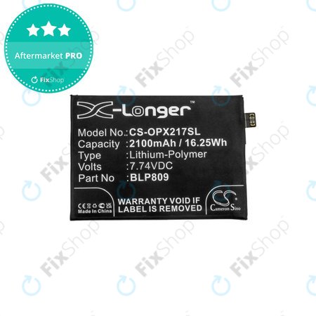 Realme Q2 Pro RMX2173, GT Master 5G RMX3363 - Battery BLP809 2100mAh HQ