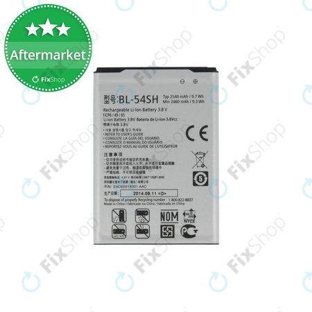 LG G3 S D722, L90 D405, Bello - Battery BL-54SH 2540mAh