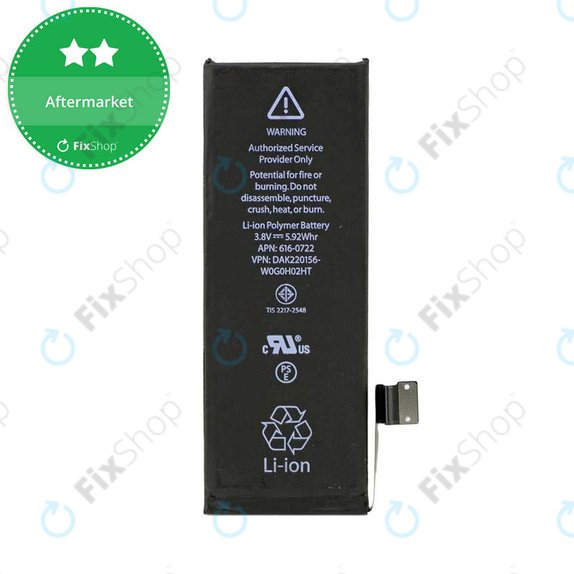 Battery for iPhone 5S, 1560mAh