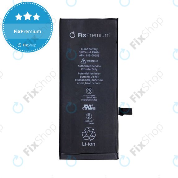 Battery for iPhone 7, 1960mAh, FixPremium