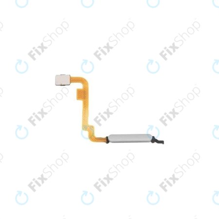 Xiaomi Redmi Note 10S - Fingerprint Sensor + Flex Cable (Pebble White)