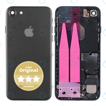 Apple iPhone 7 - Rear Housing (Black) Pulled