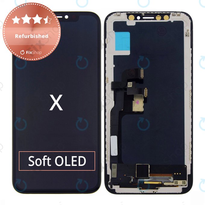 Display for iPhone X, Touch Screen with Frame, Refurbished