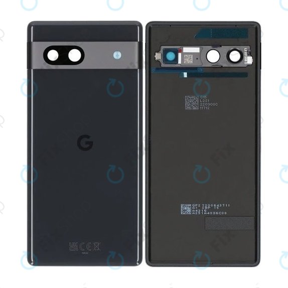 Google Pixel 7a - Battery Cover (Charcoal) - G949-00387-00 Genuine Service Pack