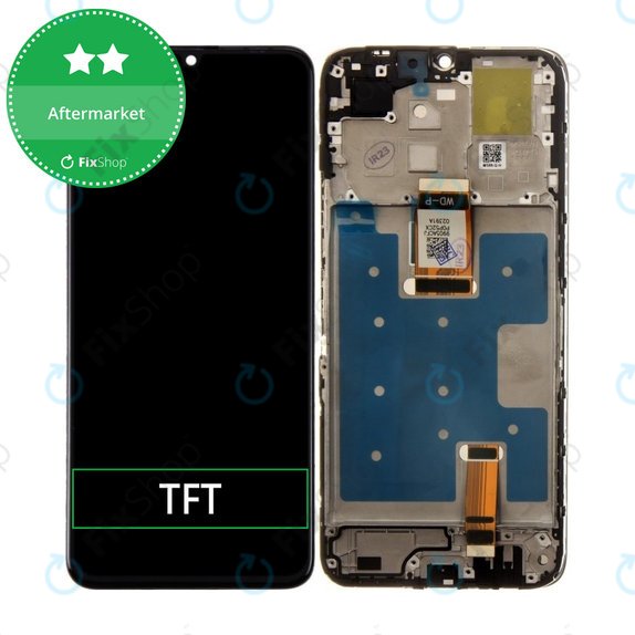 Honor X6a - LCD Display + Touch Screen + Frame (Midnight Black) TFT