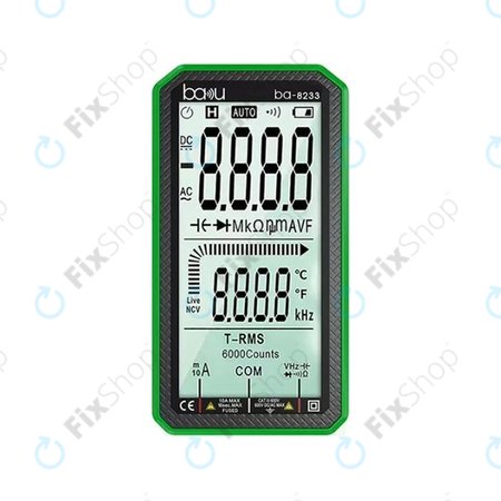 Baku BA-8233 - Professional Digital Multimeter with Touch Screen