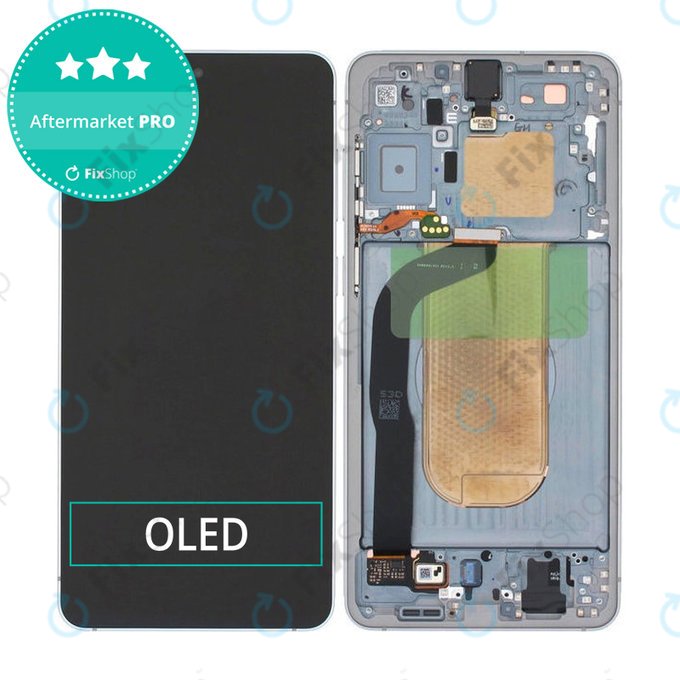 Samsung Galaxy S25 Edge - LCD Display + Touch Screen + Frame (Titanium Silver) OLED