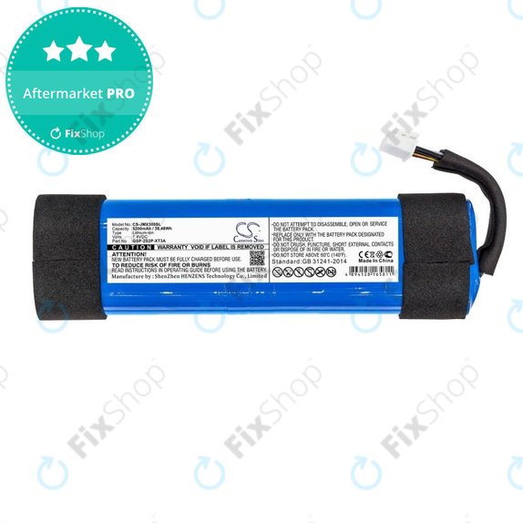 Battery for JBL Xtreme 3, 5200mAh, Li-Ion, 7.4V, GSP-2S2P-XT3A, HQ
