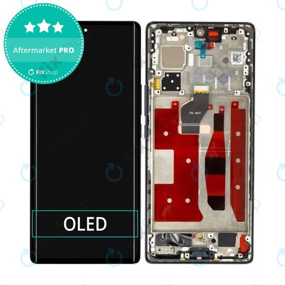Honor 70 - LCD Display + Touch Screen + Frame (Midnight Black) OLED