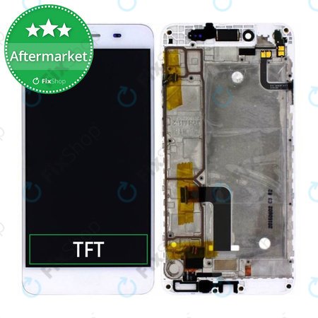 Huawei Y6 II Compact - LCD Display + Touch Screen + Frame (White) TFT