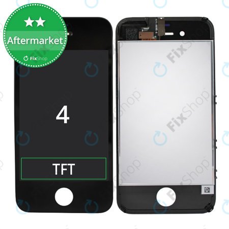 Apple iPhone 4 - LCD Display + Touch Screen + Frame (Black) TFT