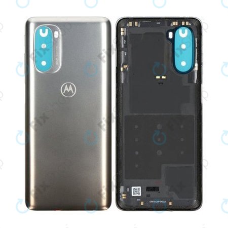 Motorola Moto G51 XT2171 - Battery Cover (Bright Silver) - 5S58C20151 Genuine Service Pack