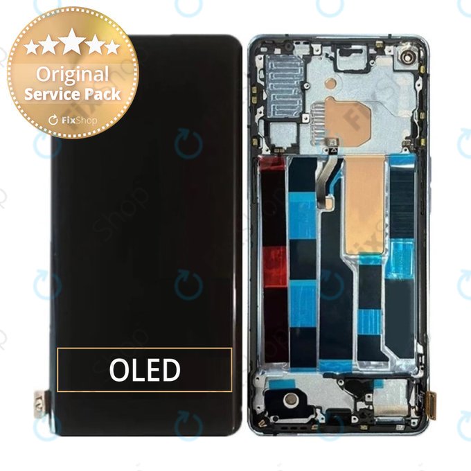 Oppo Reno Pro 5G LCD Display Touch Glass Frame REF-OPPOR4P5G01  Genuine Service Pack