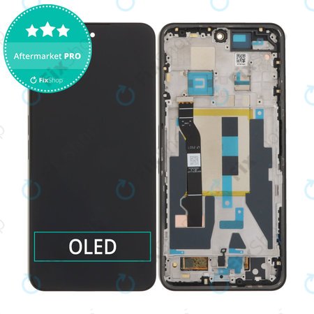 Nothing Phone (3a) Pro - LCD Display + Touch Screen + Frame (Black) OLED