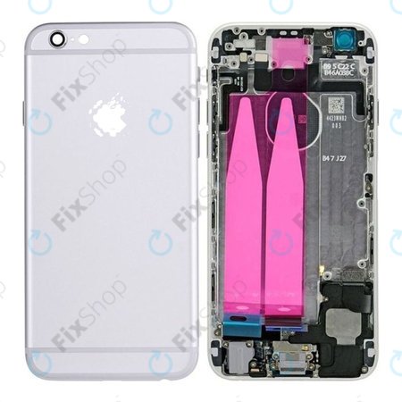 Apple iPhone 6 - Rear Housing with Small Parts (Silver)