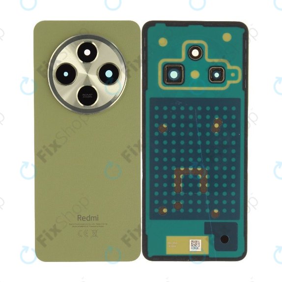 Battery Cover for Xiaomi Redmi 14C 4G, Sage Green, 5600030C3NA00, Genuine Service Pack