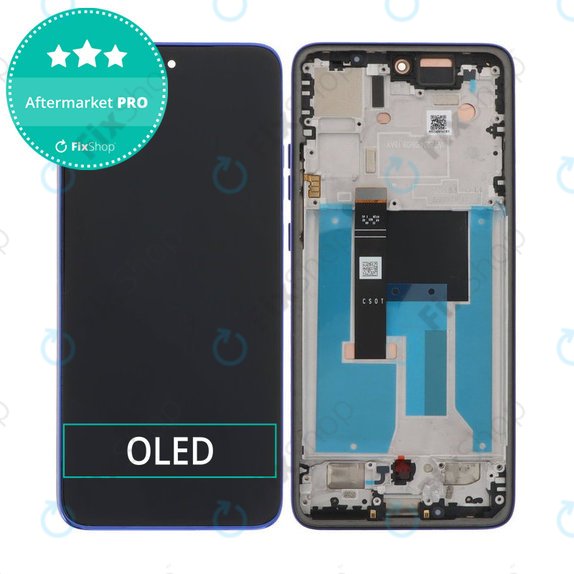 Motorola Edge 50 Neo - LCD Display + Touch Screen + Frame (Nautical Blue) OLED
