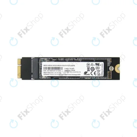Apple MacBook Air 11" A1465 (Mid 2012), 13" A1466 (Mid 2012) - SSD 128GB