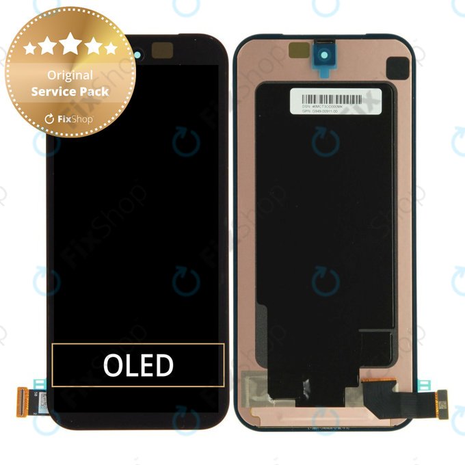Display for Google Pixel 9 Pro Fold, Outer, Black, Touch Screen without Frame, G949-00911-00, Genuine Service Pack