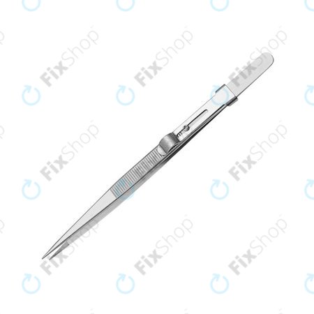 Professional Stainless Steel Tweezer with Straight Tip (163mm)