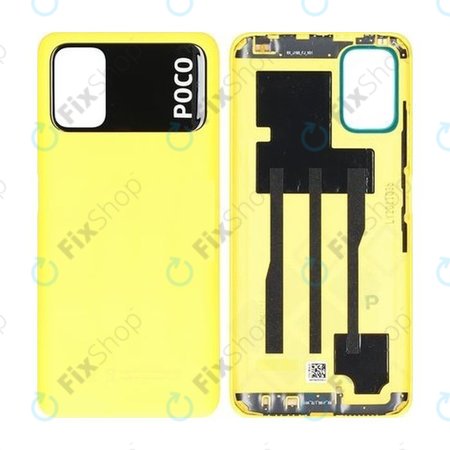Xiaomi Poco M3 - Battery Cover (Poco Yellow) - 55050000QL9X Genuine Service Pack