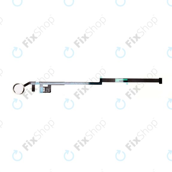 Apple iPad (7th Gen 2019, 8th Gen 2020, 9th Gen 2021) - Home Button + Flex Cable (Silver)