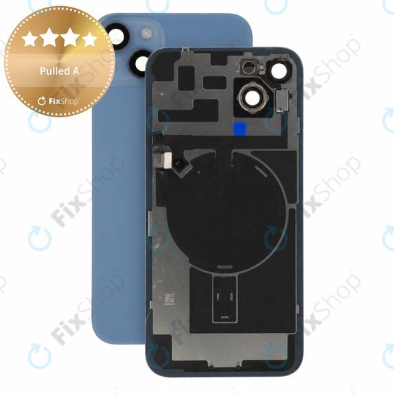 Rear Housing Glass for iPhone 14 Plus, Blue, Pulled A