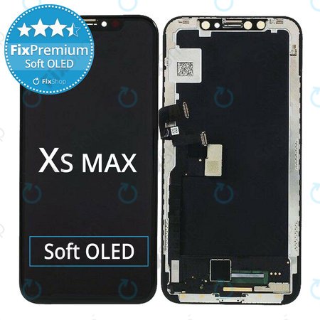 Apple iPhone XS Max - LCD Display + Touch Screen + Frame Soft OLED FixPremium