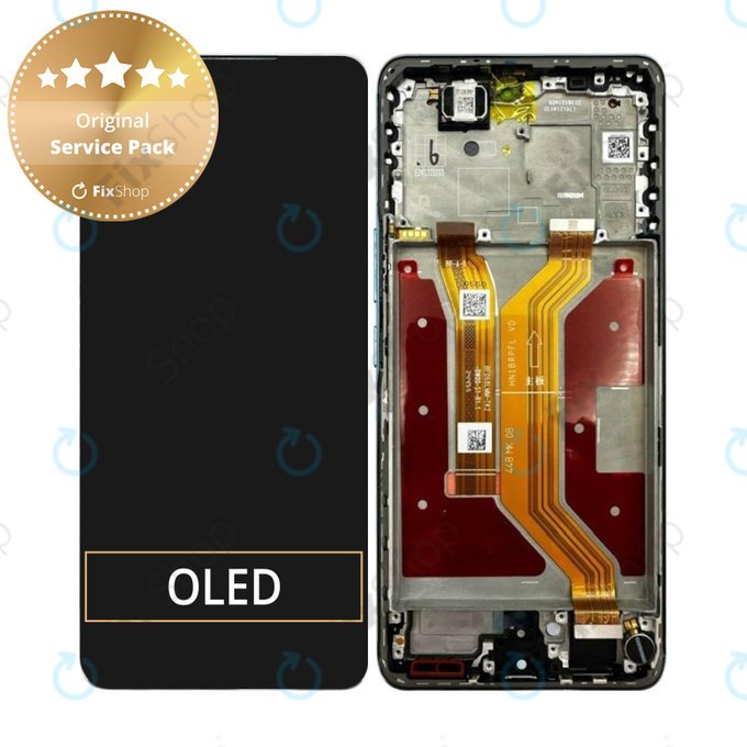 Honor Magic7 Lite - LCD Display + Touch Screen + Frame (Jade Cyan) - 0235AMMN Genuine Service Pack