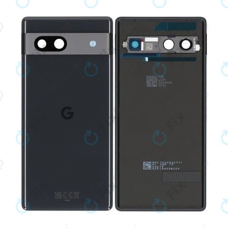 Google Pixel 7a - Battery Cover (Charcoal) - G949-00387-00 Genuine Service Pack