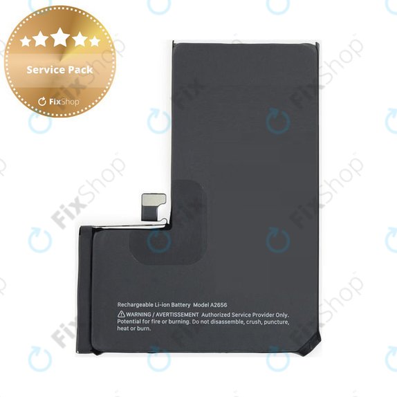 Battery for iPhone 13 Pro, 3095mAh, A2656, Service Pack