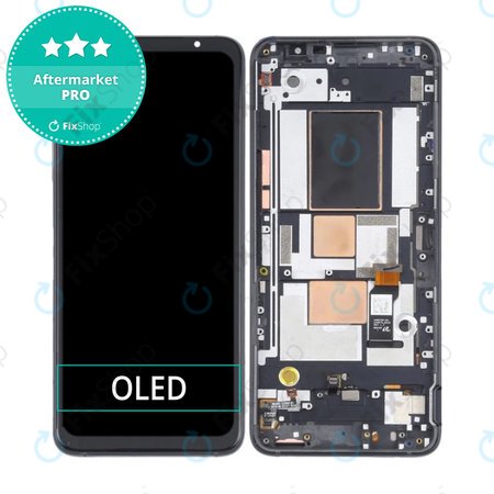 Asus ROG Phone 5 ZS673KS - LCD Display + Touch Screen + Frame (Phantom Black) OLED