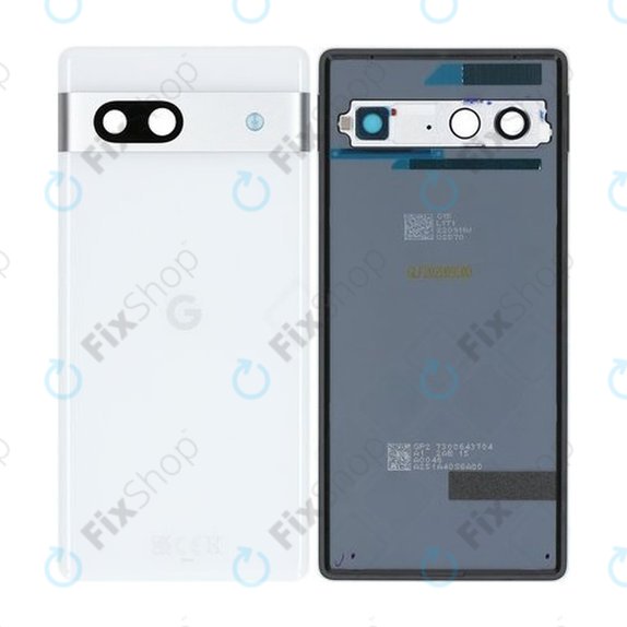 Google Pixel 7a - Battery Cover (Snow) - G949-00389-00 Genuine Service Pack
