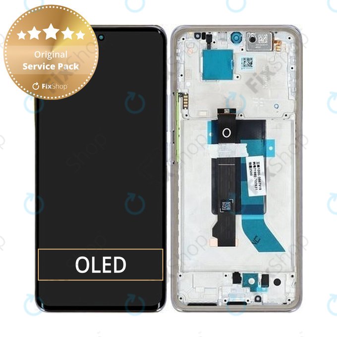 Xiaomi Redmi Note 14 Pro 5G 24090RA29G - LCD Display + Touch Screen + Frame (Lavender Purple) - 56002400O1600 Genuine Service Pack