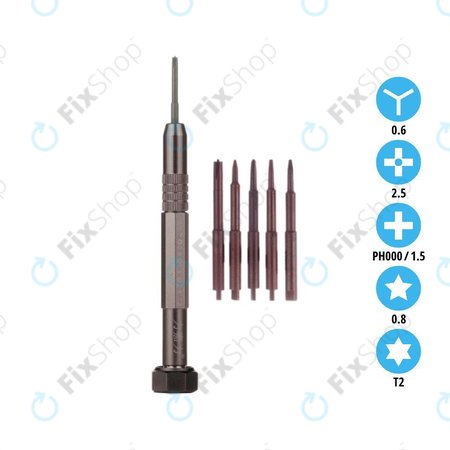 LJL 129-5 - Precision Magnetic Screwdriver for Smartphones 5in1