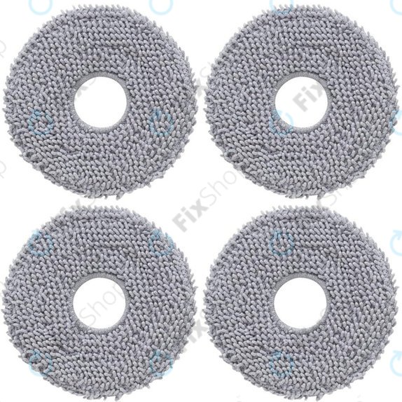 Mop Cloth, 4pcs for Xiaomi Roborock Qrevo Curv, Qrevo Edge