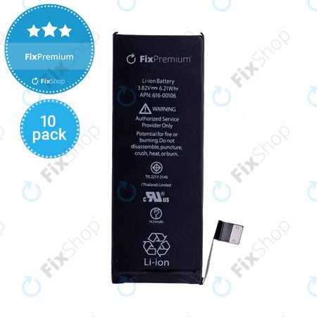 Apple iPhone SE - Battery 1624mAh FixPremium (10 Pack)