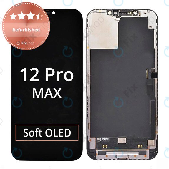 Display for iPhone 12 Pro Max, Touch Screen with Frame, Refurbished