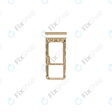 Huawei P Smart FIG-L31 - SIM/SD Tray (Gold) - 51661HCU Genuine Service Pack