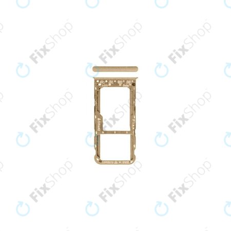 Huawei P Smart FIG-L31 - SIM/SD Tray (Gold) - 51661HCU Genuine Service Pack