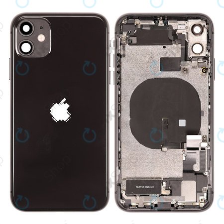 Apple iPhone 11 - Rear Housing with Small Parts (Black)