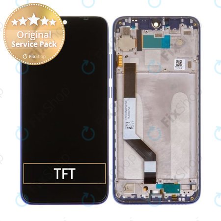 Xiaomi Redmi Note 7 - LCD Display + Touch Screen + Frame (Neptune Blue) - 5610100140C7, 561010020033, 561010034033 Genuine Service Pack