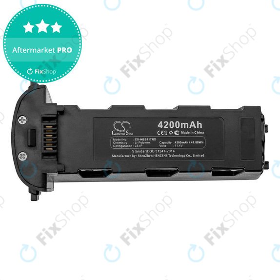 Battery for Hubsan Zino H117s, Zino Pro, 4200mAh, Li-Pol, 11.4V, HQ
