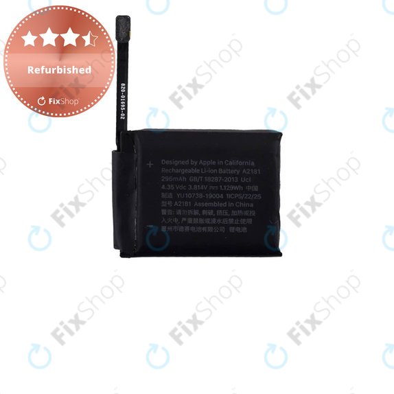 Battery for Apple Watch SE 2 44mm, 296mAh, A2181, Refurbished