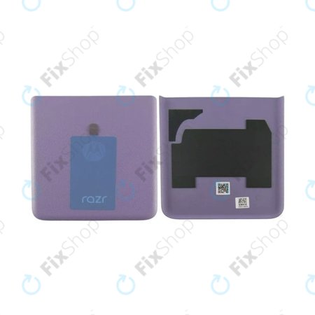 Motorola Razr 40 - Battery Cover (Bottom) (Grape Compote) - 5S58C22941 Genuine Service Pack