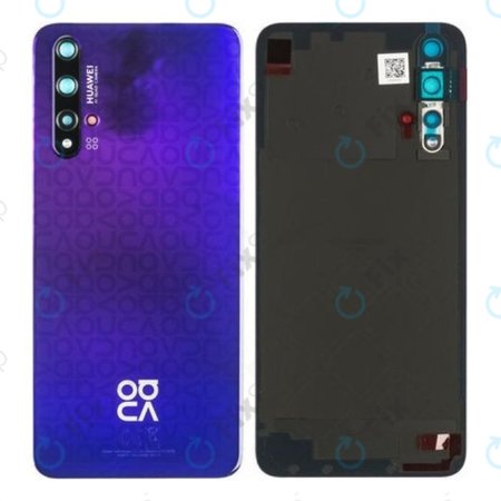 Huawei Nova 5T Yale-L61A - Battery Cover (Midsummer Purple) - 02353EBK Genuine Service Pack