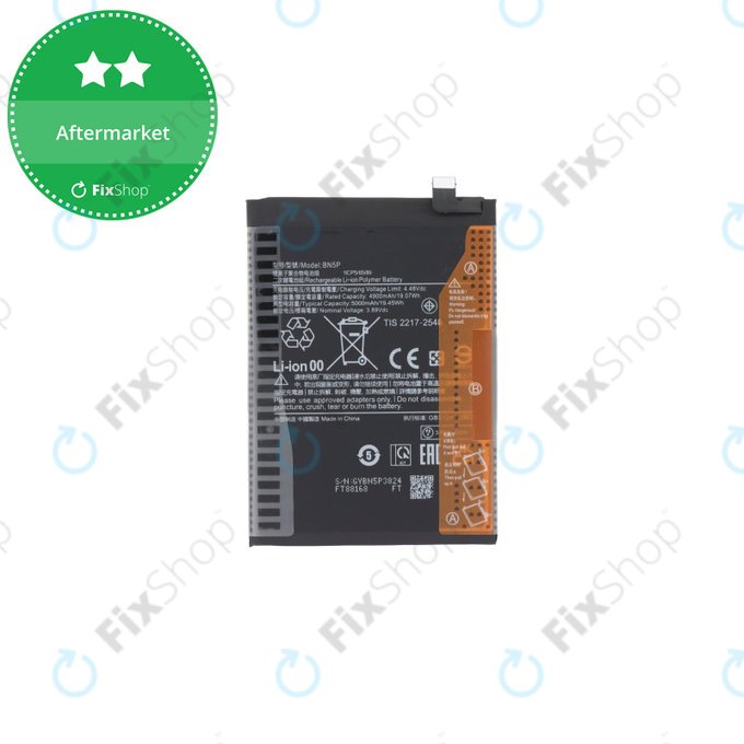 Batterie De Rechange TY BETTERY Pour Xiaomi Redmi Note 13 4G/5G - 4900 MAh - Compatibilité Vérifiée